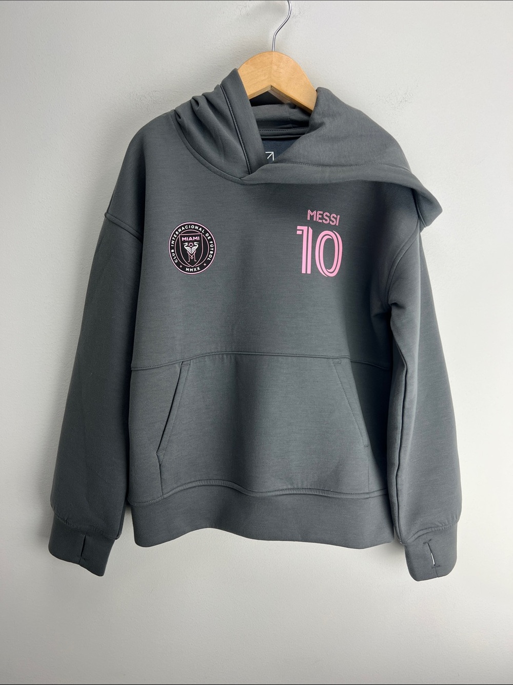 MLS Lionel Messi Inter Miami Gray Pink Girls 7 / 8